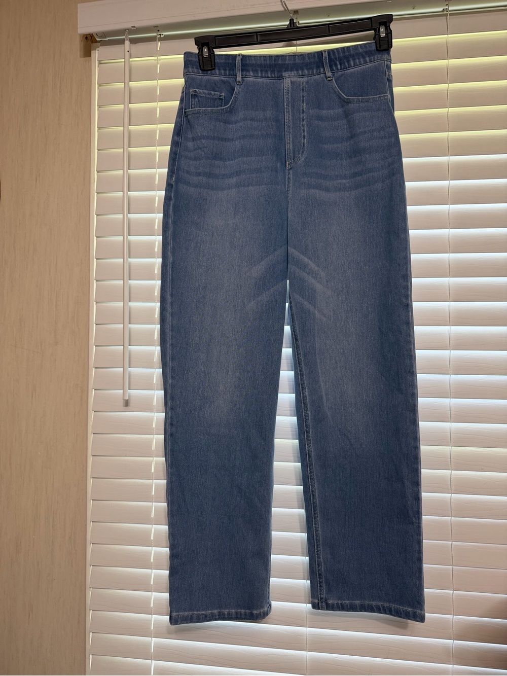 Halara Classic High-Waist Straight Leg Jeans - Blue medium petite